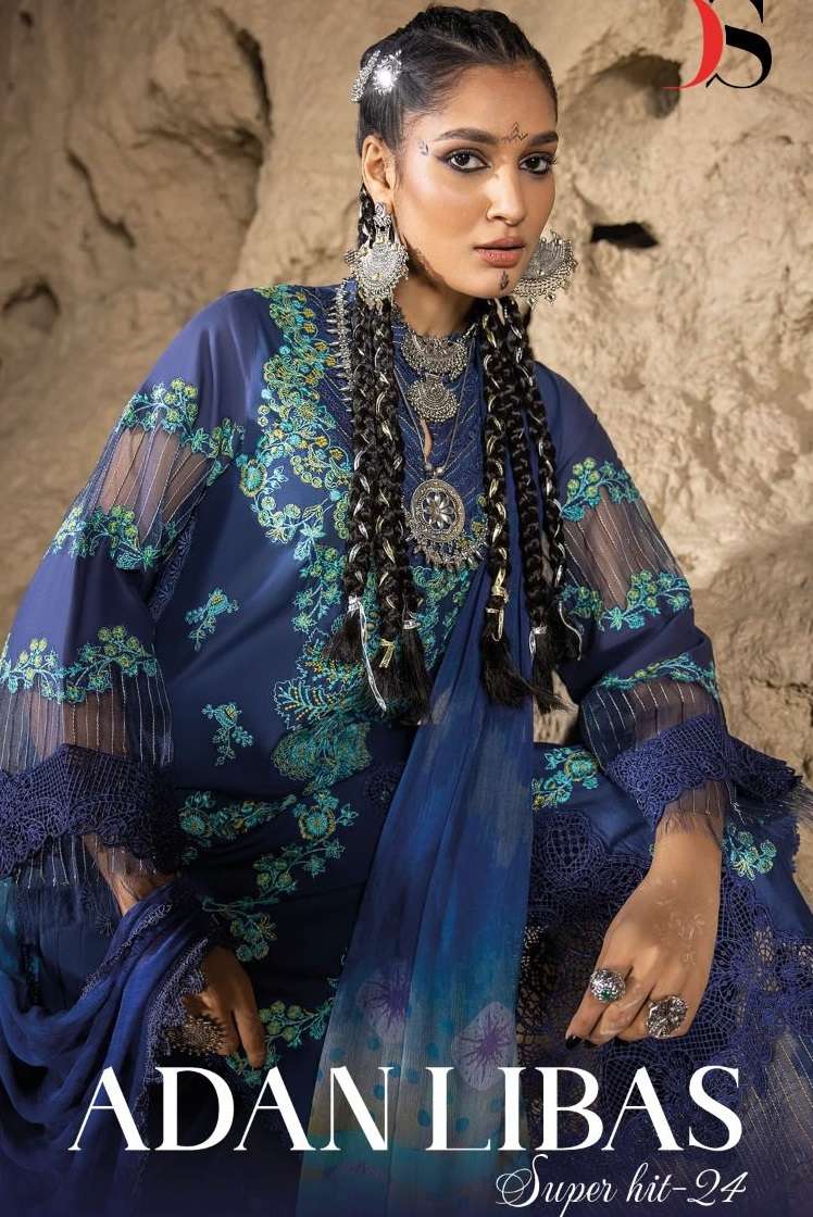 ADAN LIBAS Super Hit Lawn-24 by DEEPSY SUITS